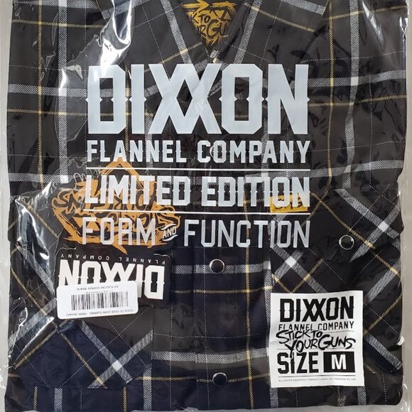 DIXXON x STICK TO YOUR GUNS Collab Limited Edition Men's Flannel Shirt - M - Picture 9 of 11